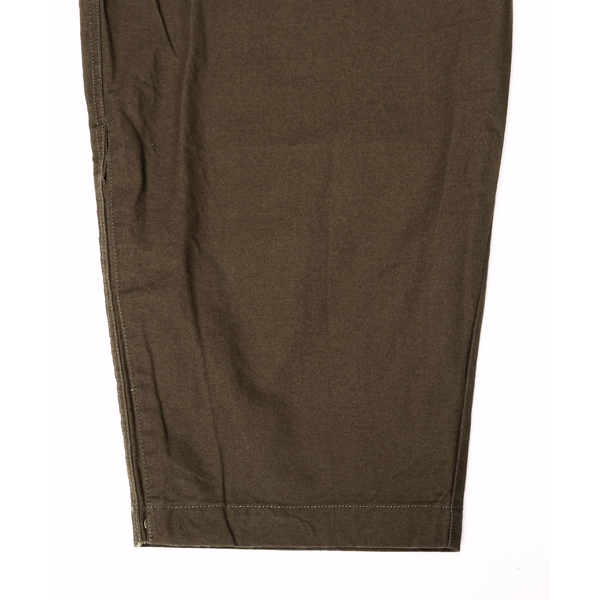 Wide Military Cargo Pants - Brown