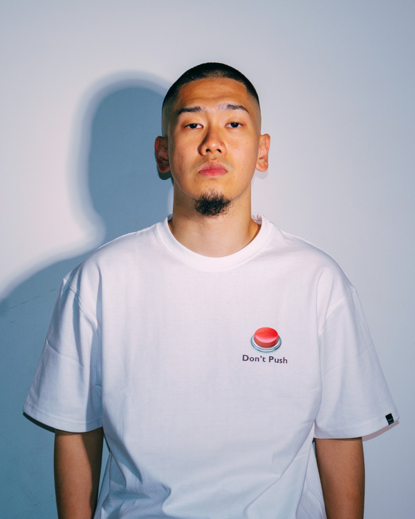 Red Impulse S/S TEE White