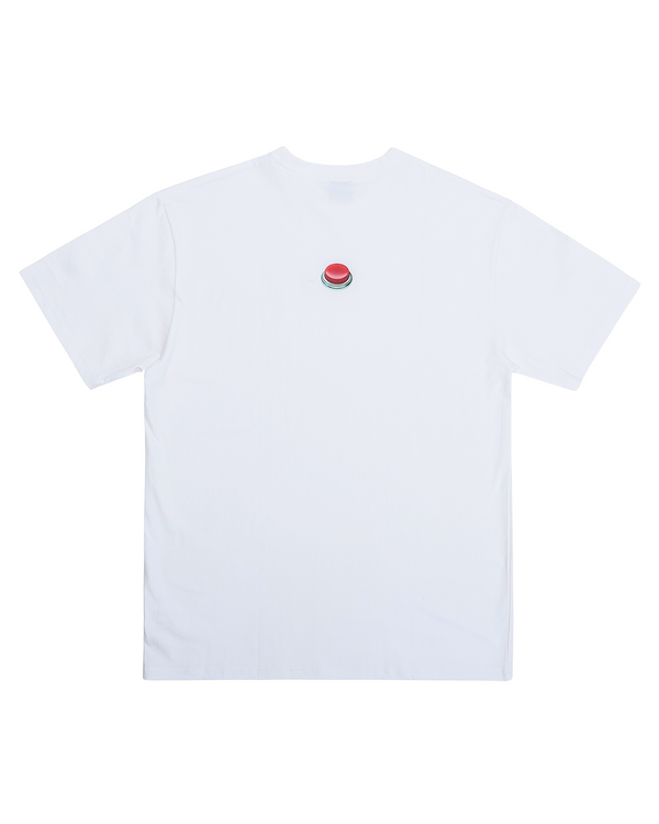 Red Impulse S/S TEE White