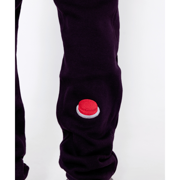 Red Button Sweat Pants