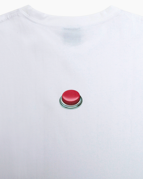 Red Impulse S/S TEE White