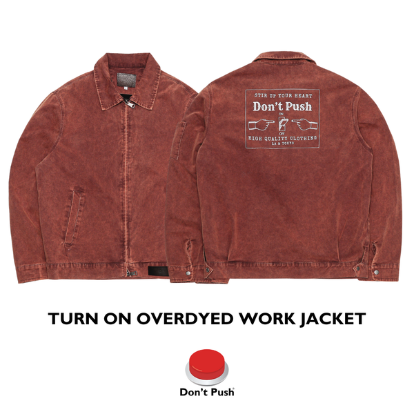 TURN ON OVERDYED WORK JACKET