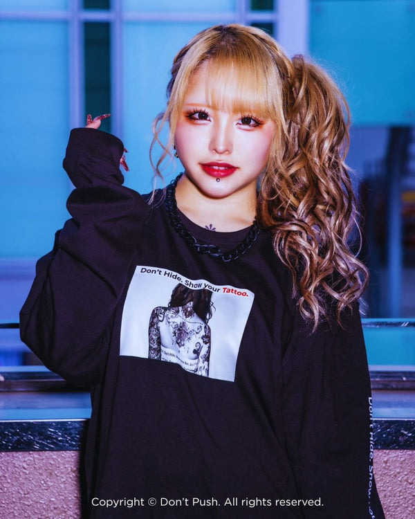 Do not hide TEE L/S feat れあぴ