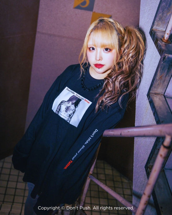 Do not hide TEE L/S feat れあぴ