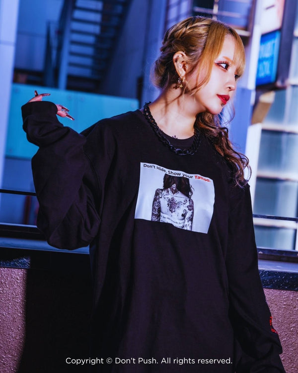 Do not hide TEE L/S feat れあぴ