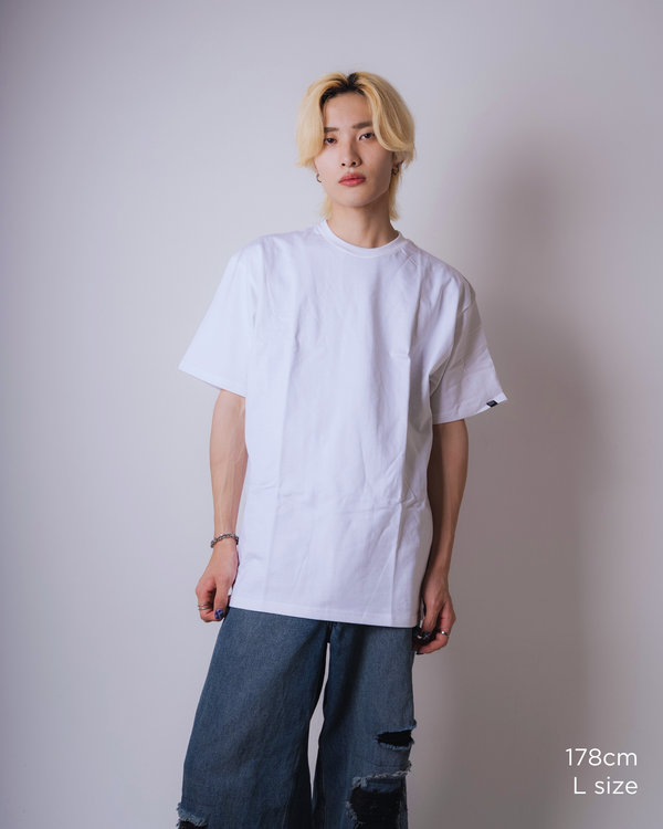 Red Impulse S/S TEE White