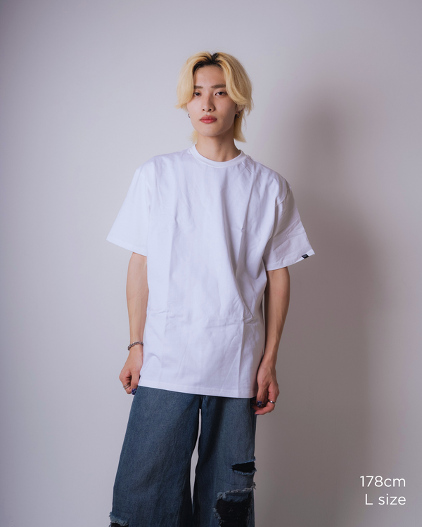 Red Impulse S/S TEE White