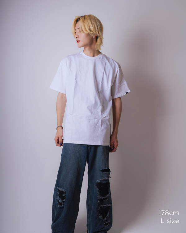 Red Impulse S/S TEE White
