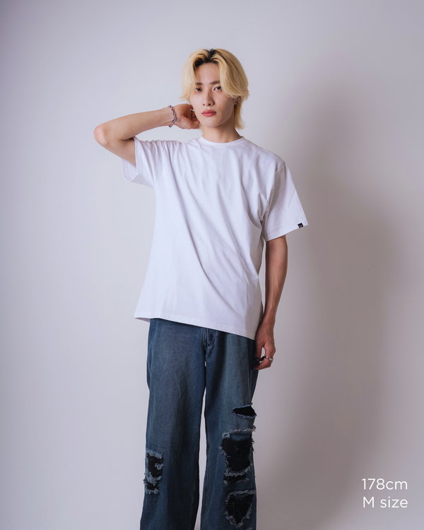 Red Impulse S/S TEE White