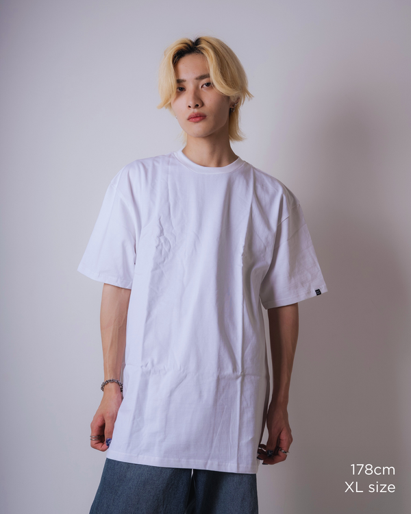 Red Impulse S/S TEE White