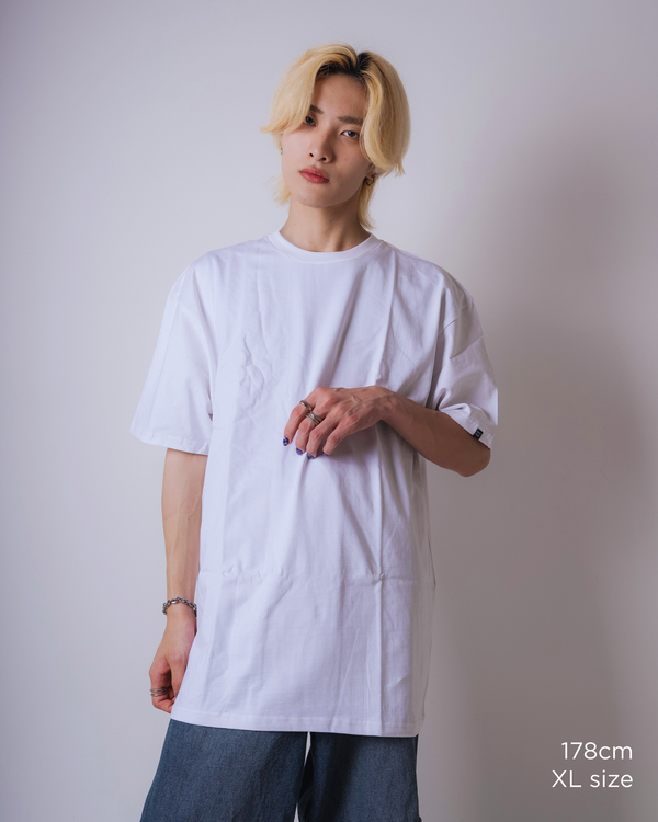 Red Impulse S/S TEE White