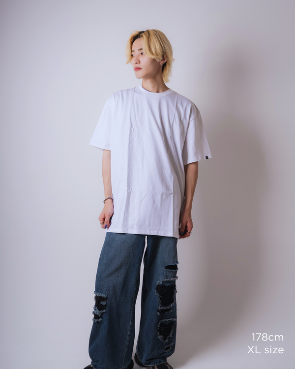 Red Impulse S/S TEE White