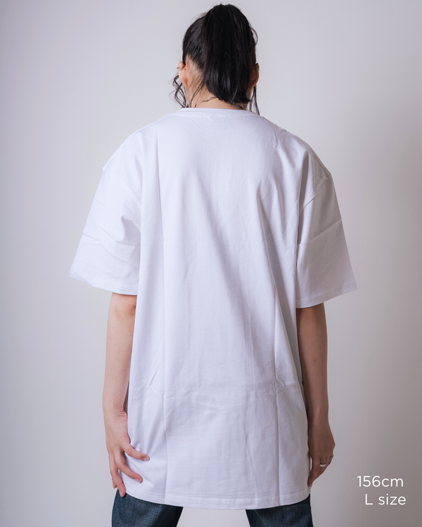 Red Impulse S/S TEE White