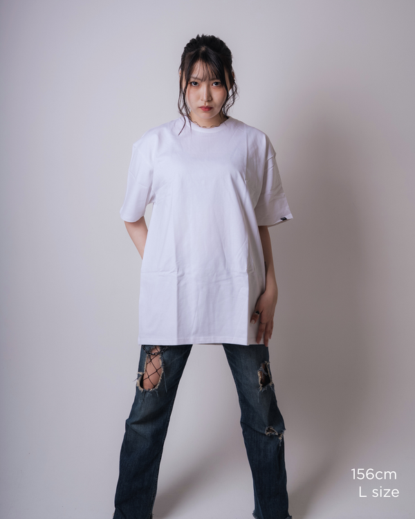 Red Impulse S/S TEE White
