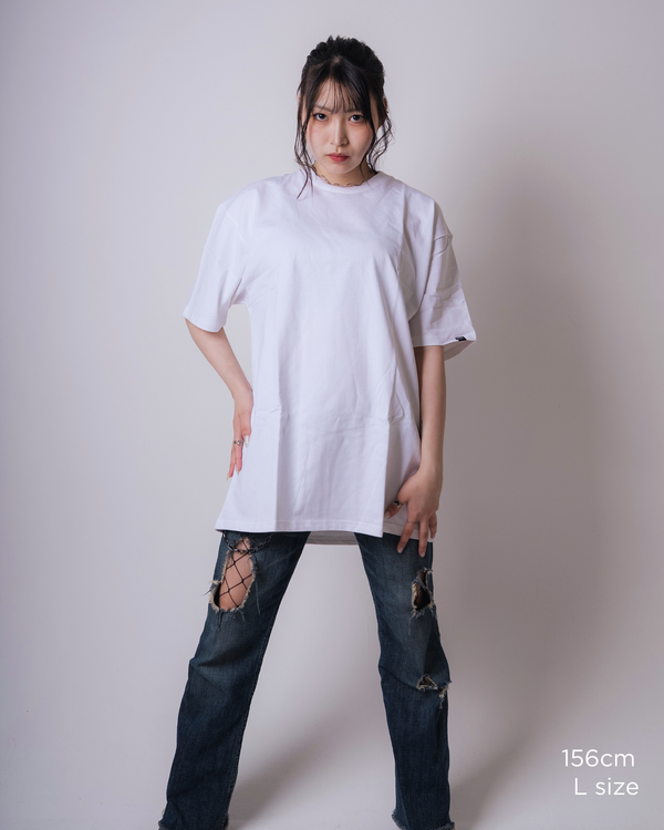 Red Impulse S/S TEE White