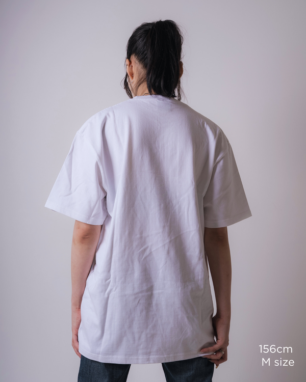 Red Impulse S/S TEE White