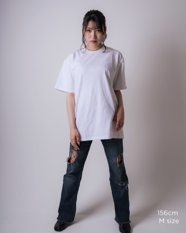 Red Impulse S/S TEE White