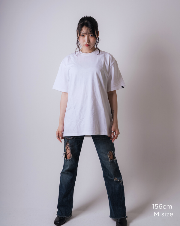 Red Impulse S/S TEE White